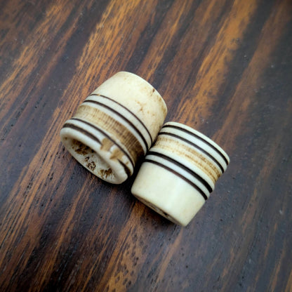 African bone beads