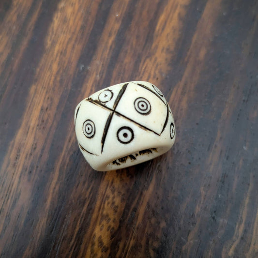 African bone beads
