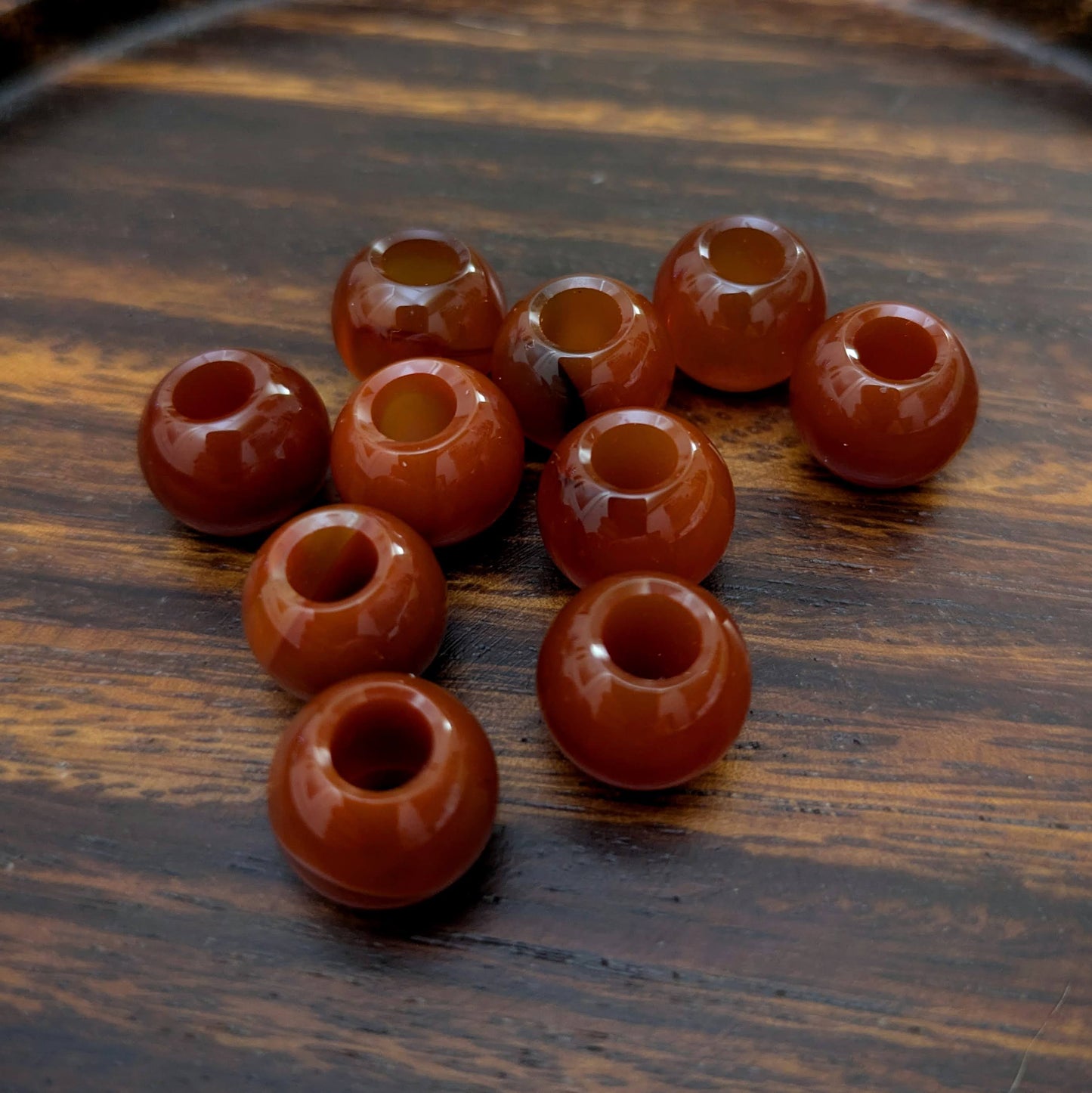 Korálky kuličky achát