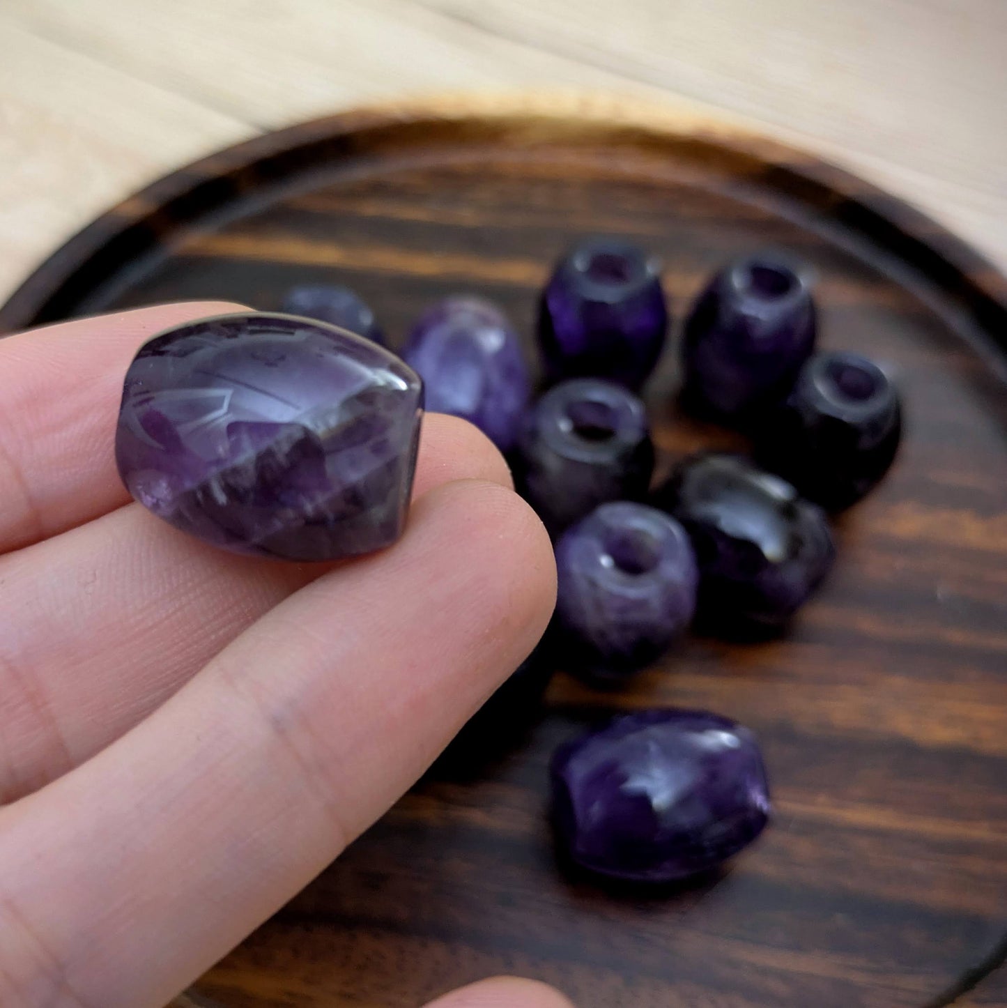 Korálky ametyst