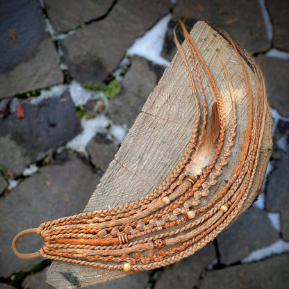 Allannia braid dreadlock elastic