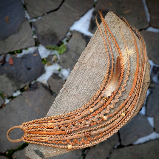 Allannia braid dreadlock elastic