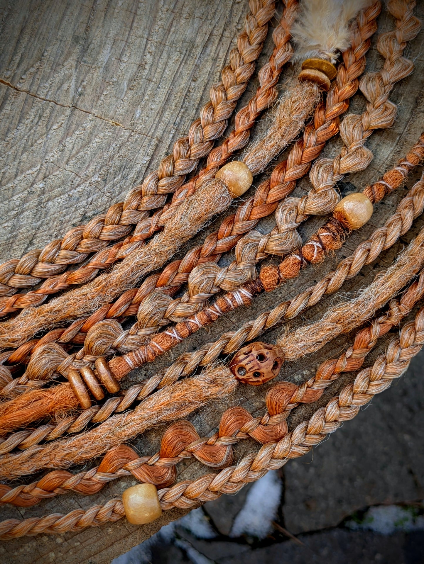 Allannia braid dreadlock elastic