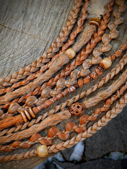 Allannia braid dreadlock elastic