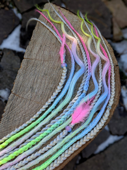 Allannia braid dreadlock elastic