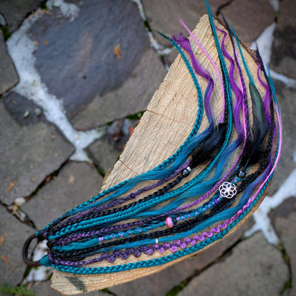 Allannia braid dreadlock elastic