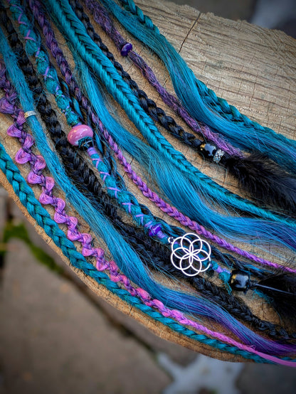 Allannia braid dreadlock elastic