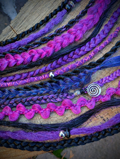 Allannia braid dreadlock elastic