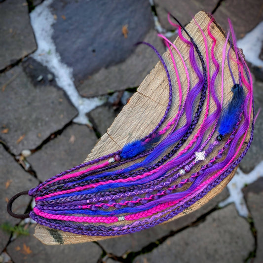 Allannia braid dreadlock elastic