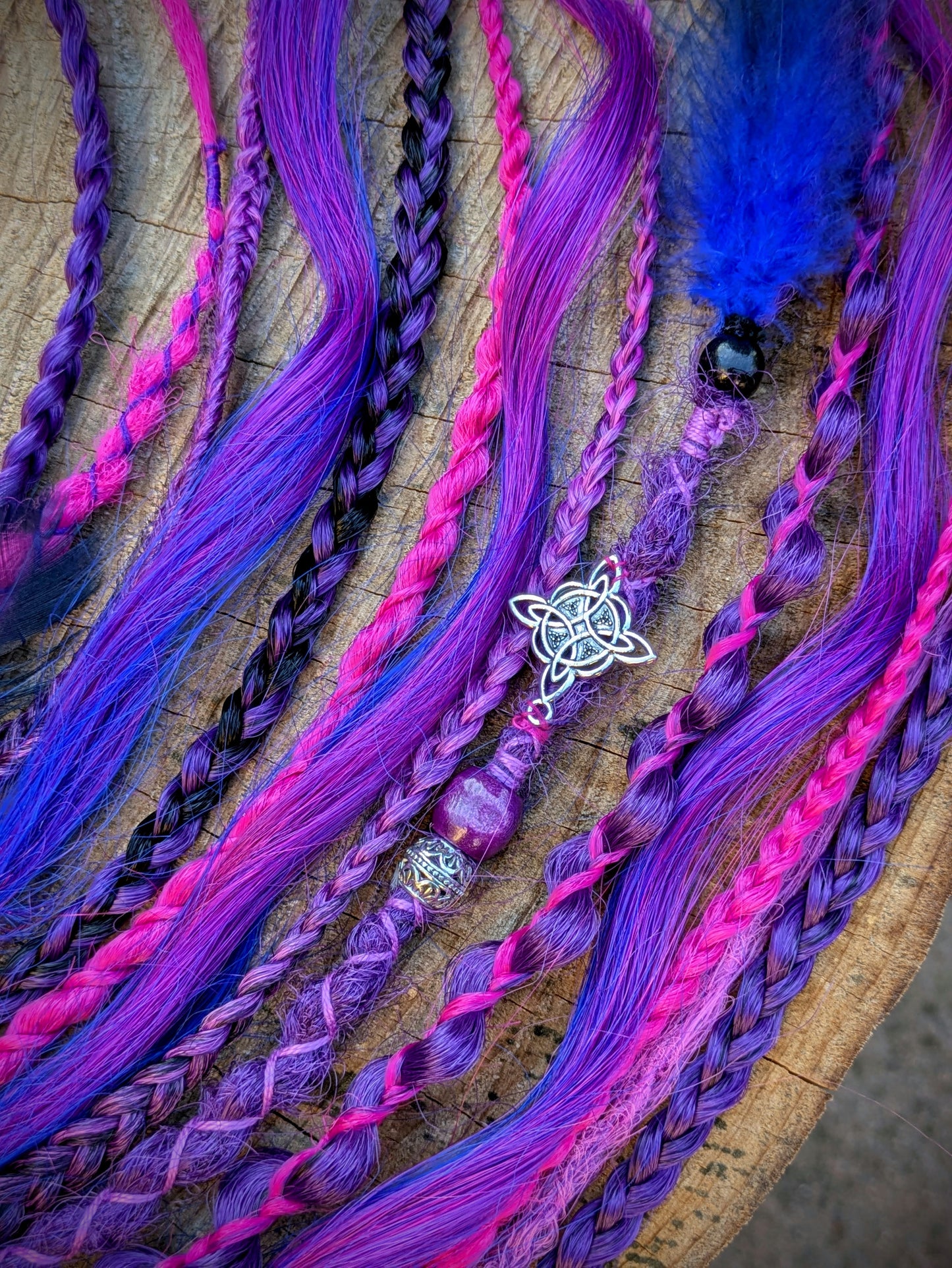 Allannia braid dreadlock elastic