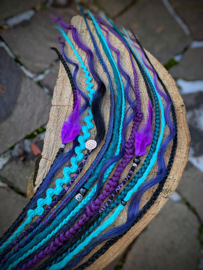 Allannia braid dreadlock elastic