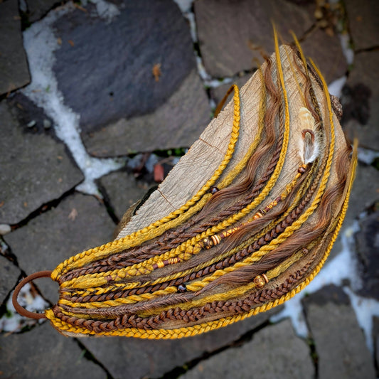 Allannia braid dreadlock elastic