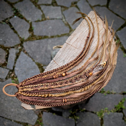 Allannia braid dreadlock elastic
