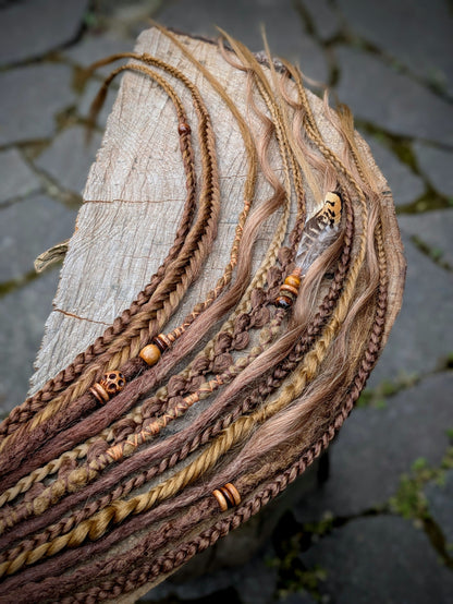Allannia braid dreadlock elastic
