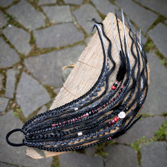 Allannia braid dreadlock elastic