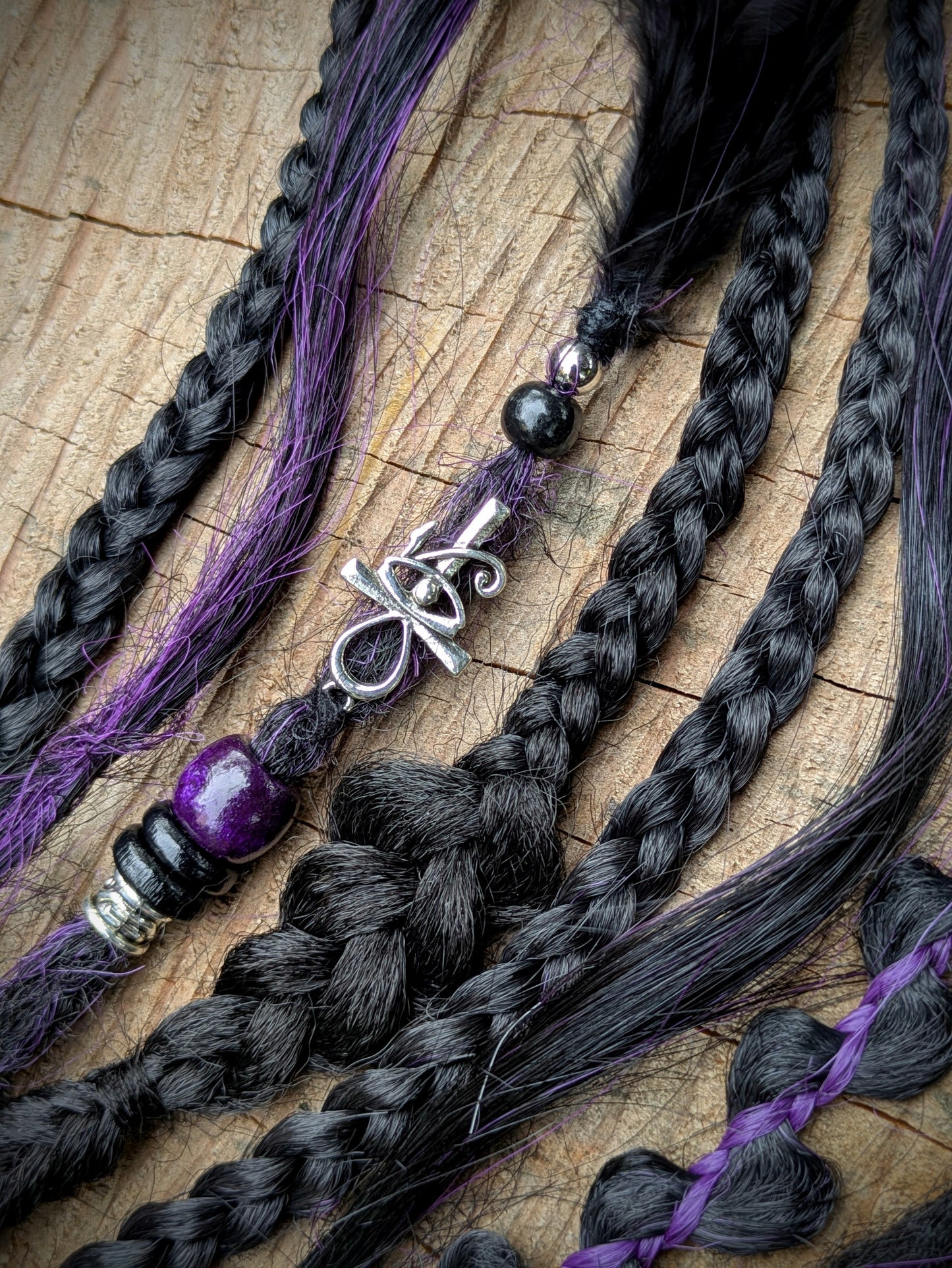 Allannia braid dreadlock elastic