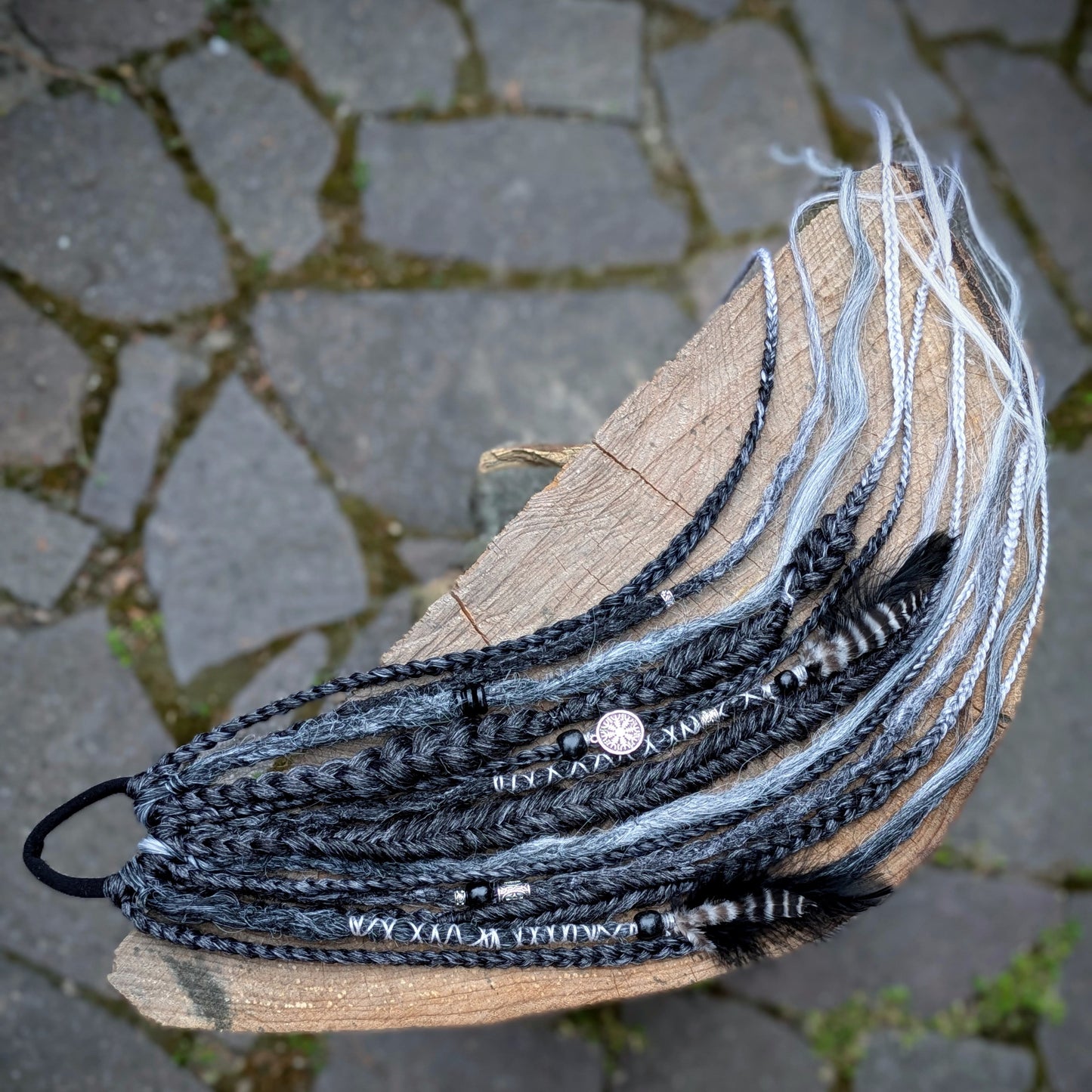 Allannia braid dreadlock elastic