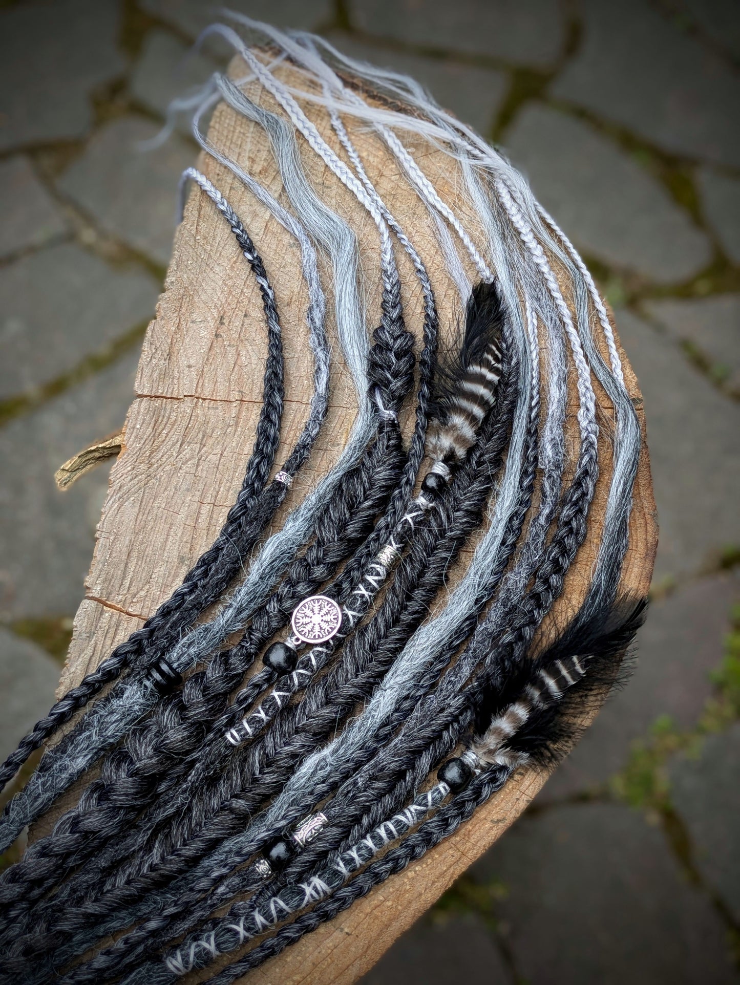Allannia braid dreadlock elastic