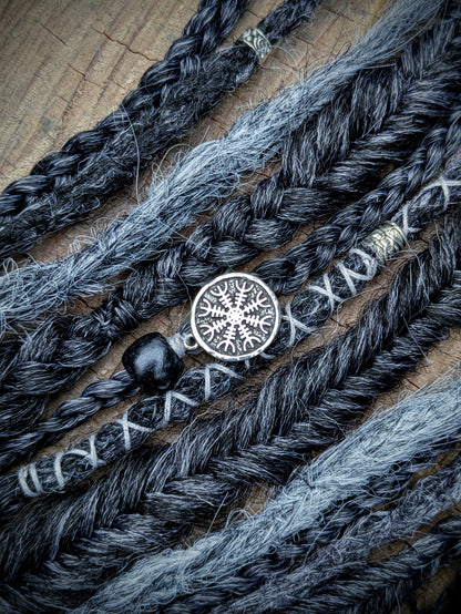 Allannia braid dreadlock elastic