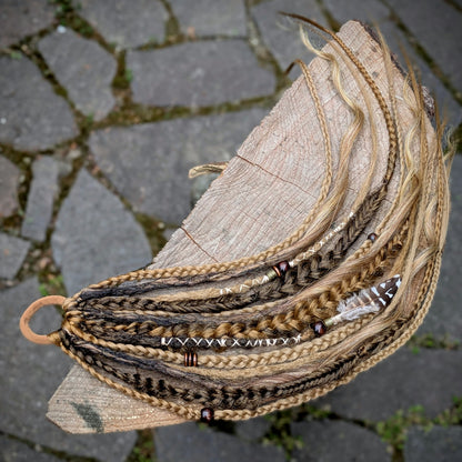 Allannia braid dreadlock elastic