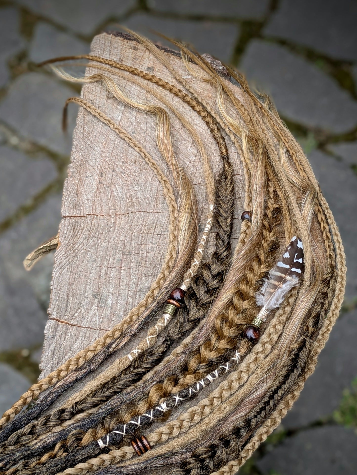 Allannia braid dreadlock elastic