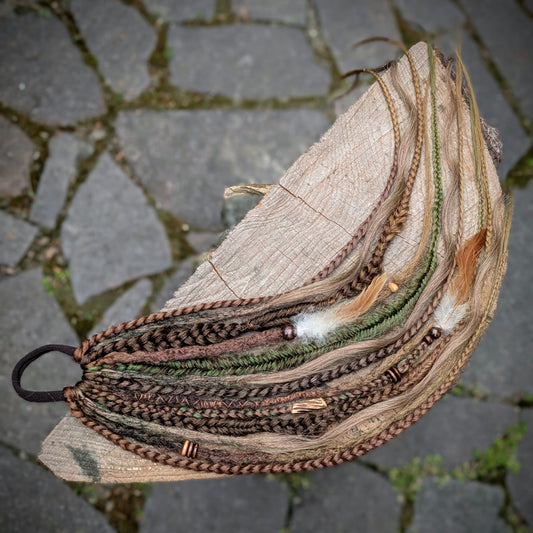 Allannia braid dreadlock elastic