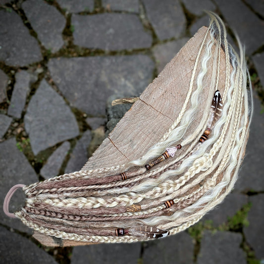 Allannia braid dreadlock elastic