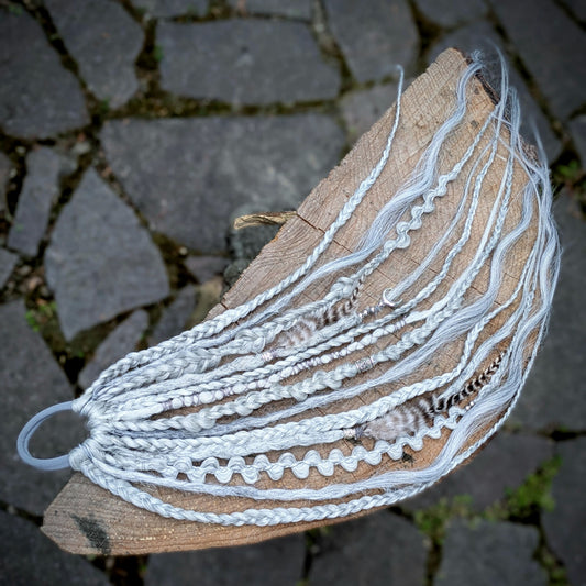 Allannia braid dreadlock elastic