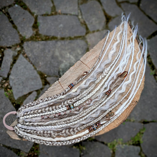 Allannia braid dreadlock elastic