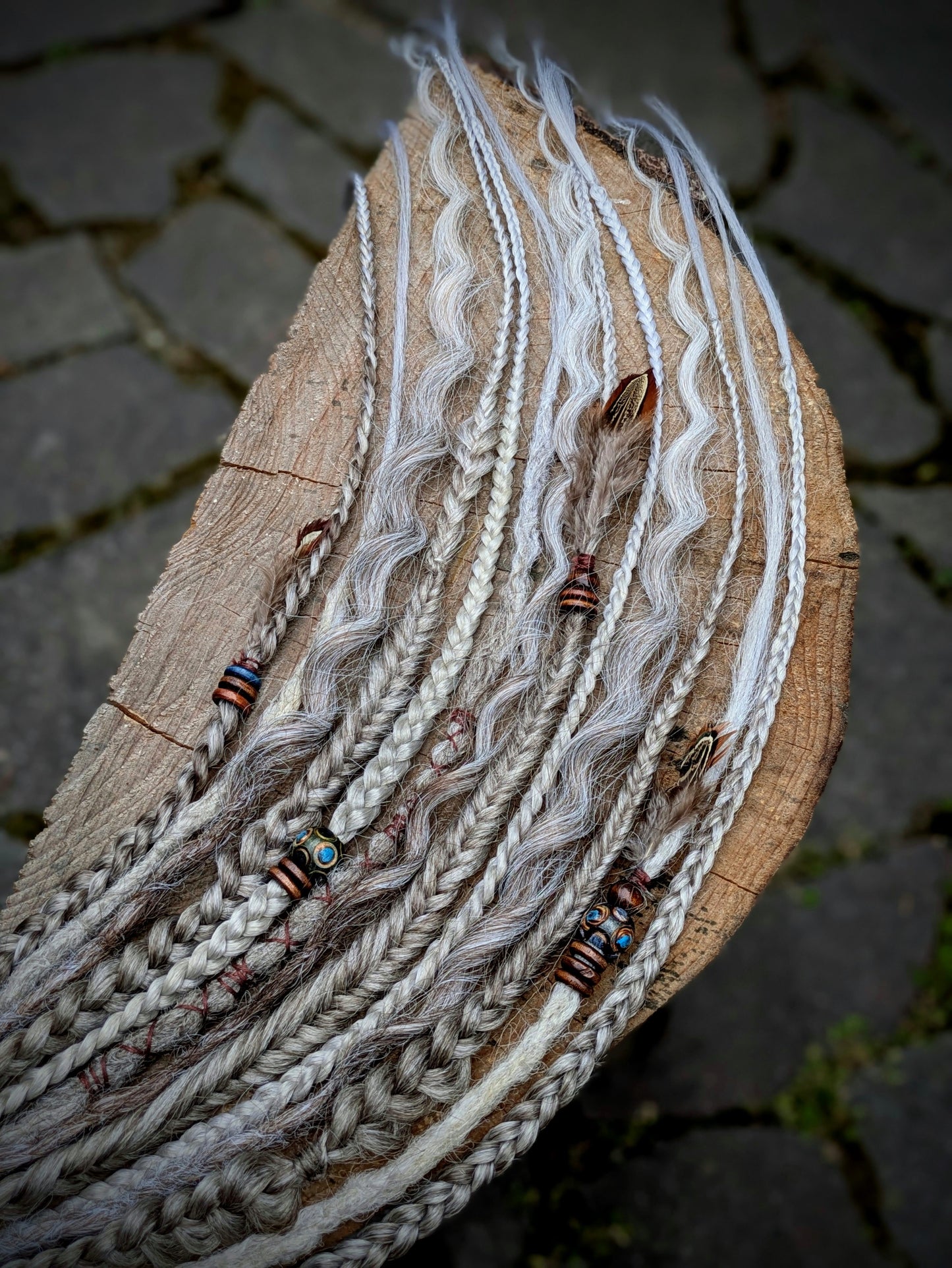 Allannia braid dreadlock elastic