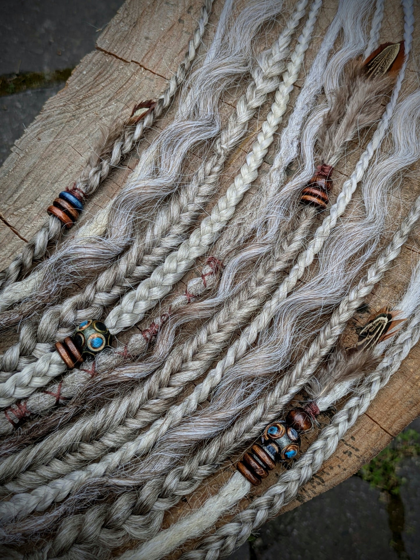 Allannia braid dreadlock elastic
