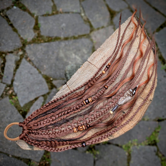 Allannia braid dreadlock elastic
