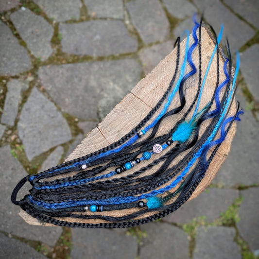 Allannia braid dreadlock elastic