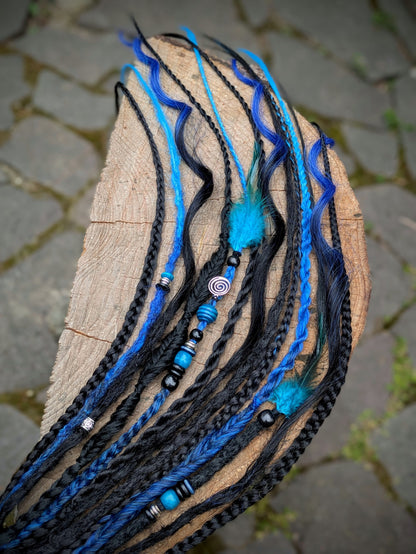 Allannia braid dreadlock elastic