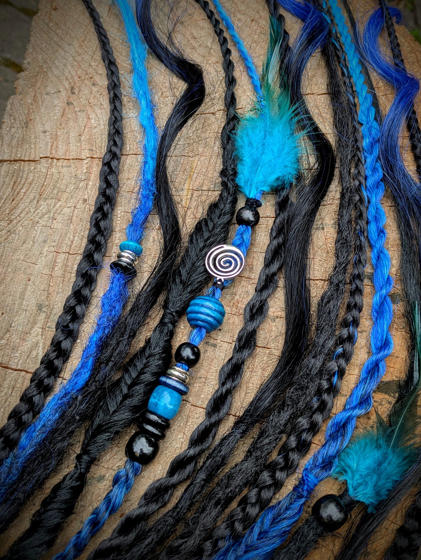 Allannia braid dreadlock elastic