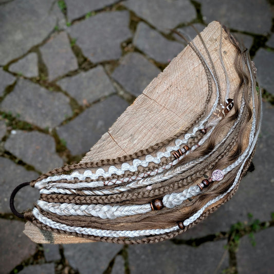 Allannia braid dreadlock elastic