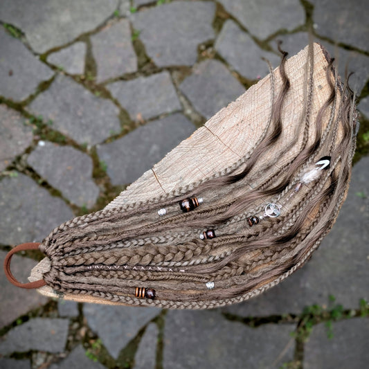 Allannia braid dreadlock elastic