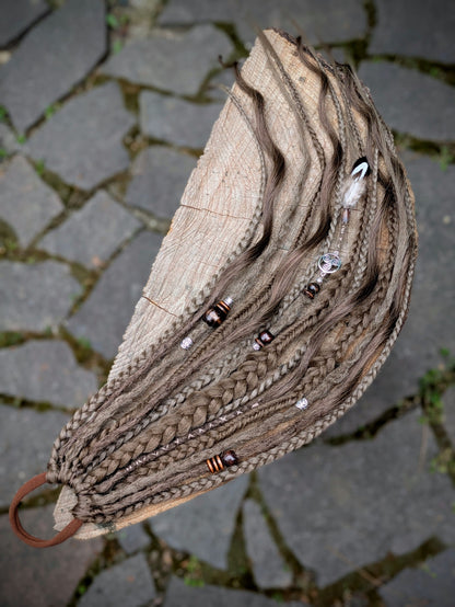 Allannia braid dreadlock elastic