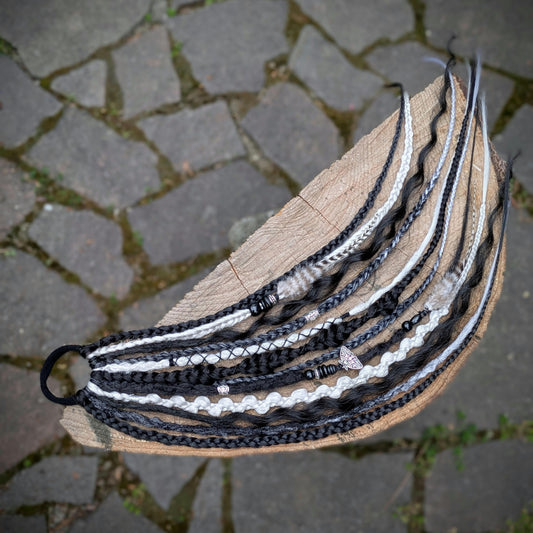 Allannia braid dreadlock elastic