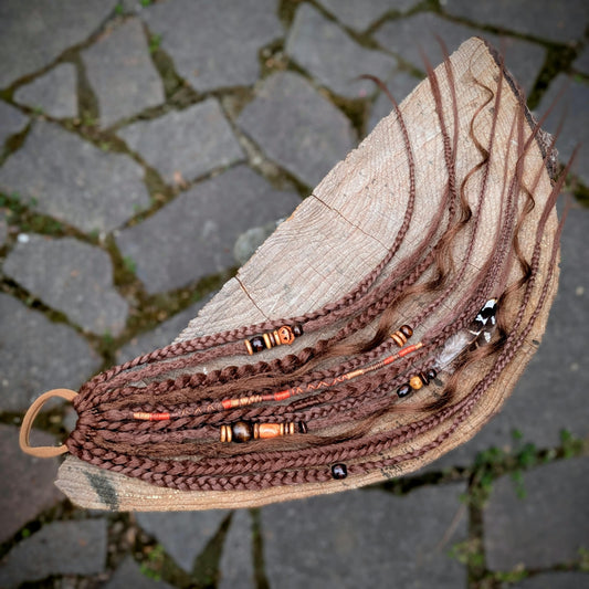 Allannia braid dreadlock elastic