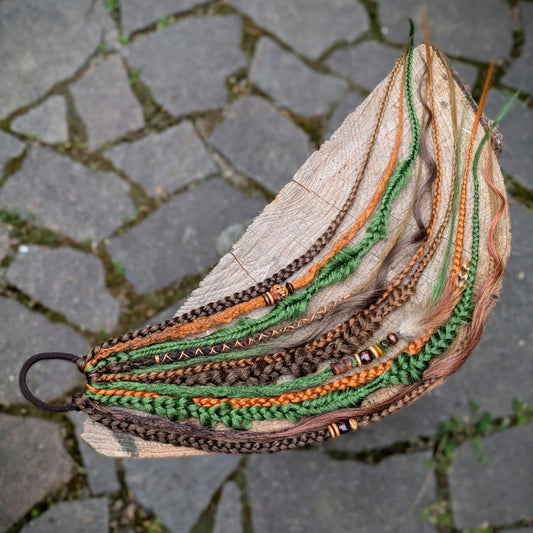 Allannia braid dreadlock elastic