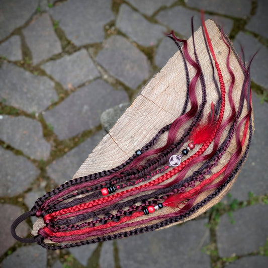 Allannia braid dreadlock elastic