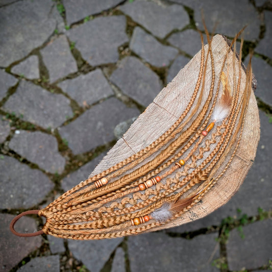 Allannia braid dreadlock elastic