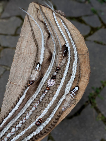 Allannia braid dreadlock elastic