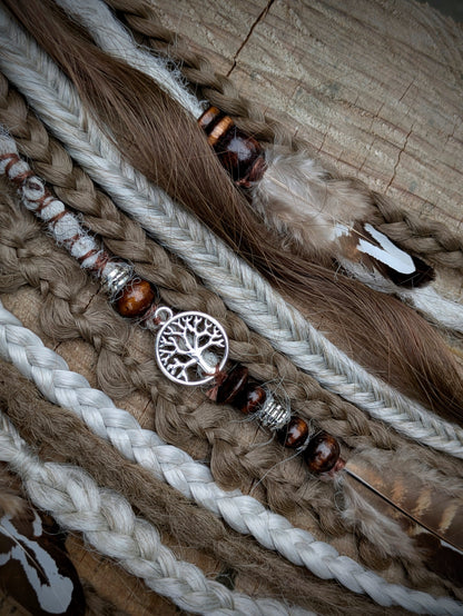 Allannia braid dreadlock elastic
