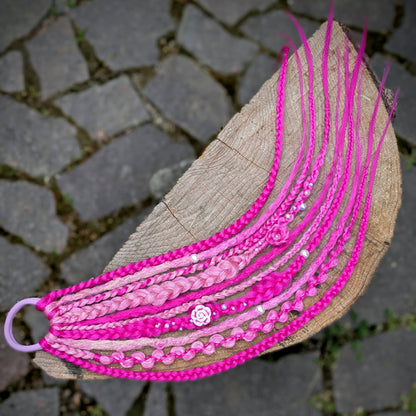 Allannia braid dreadlock elastic