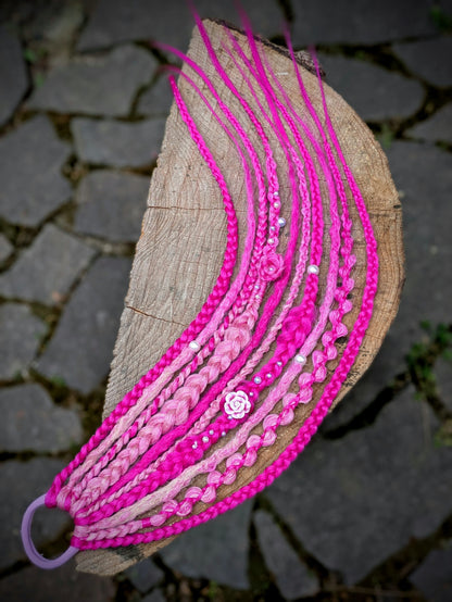 Allannia braid dreadlock elastic
