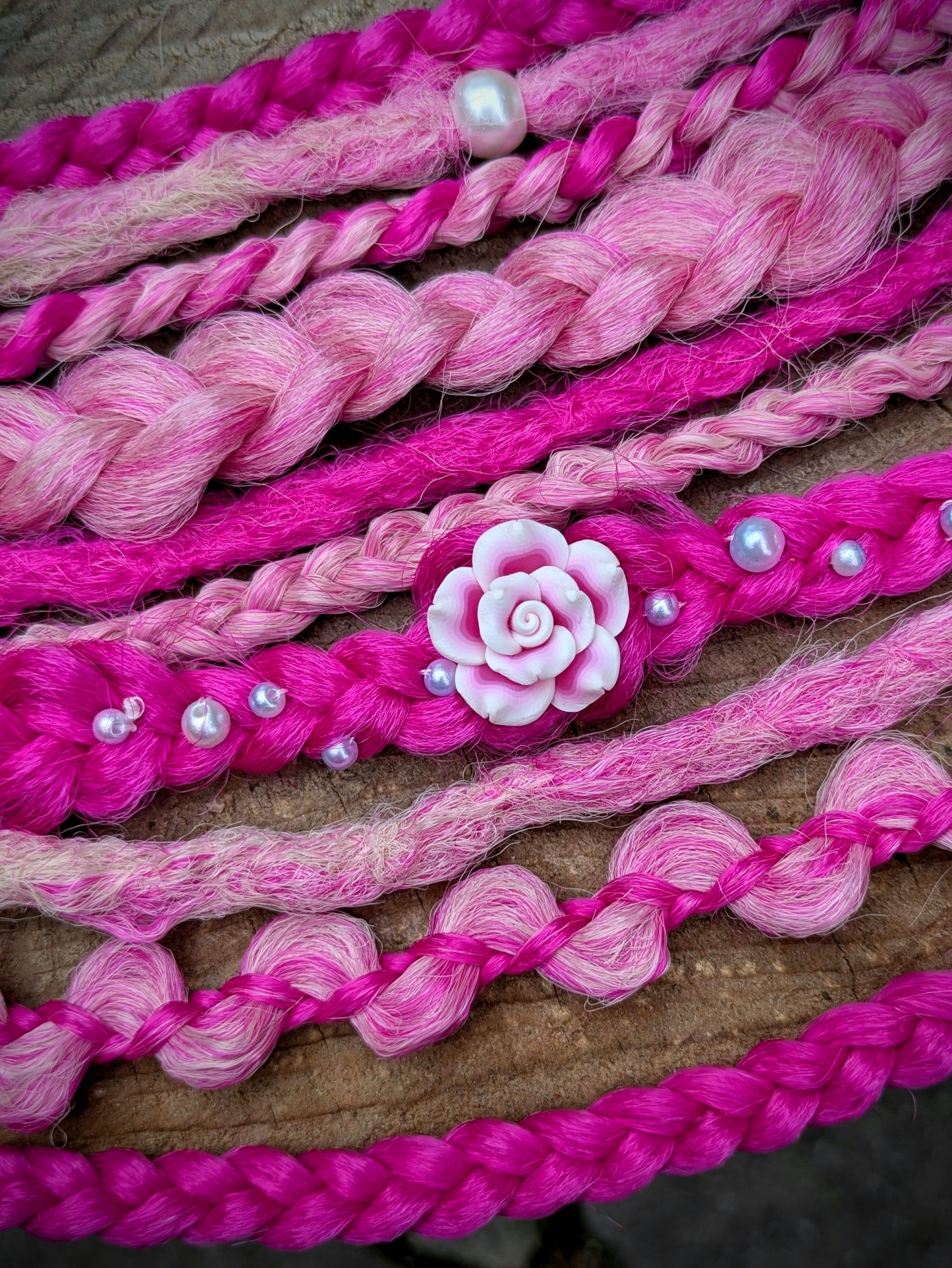 Allannia braid dreadlock elastic