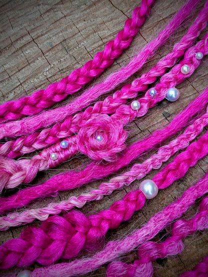 Allannia braid dreadlock elastic