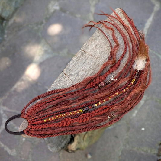 Allannia braid dreadlock elastic